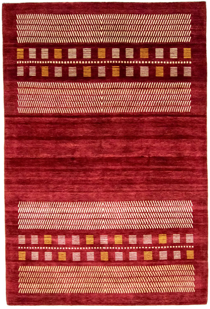 Gabbeh-matta - Loribaft Persian - 300 x 198 cm - röd