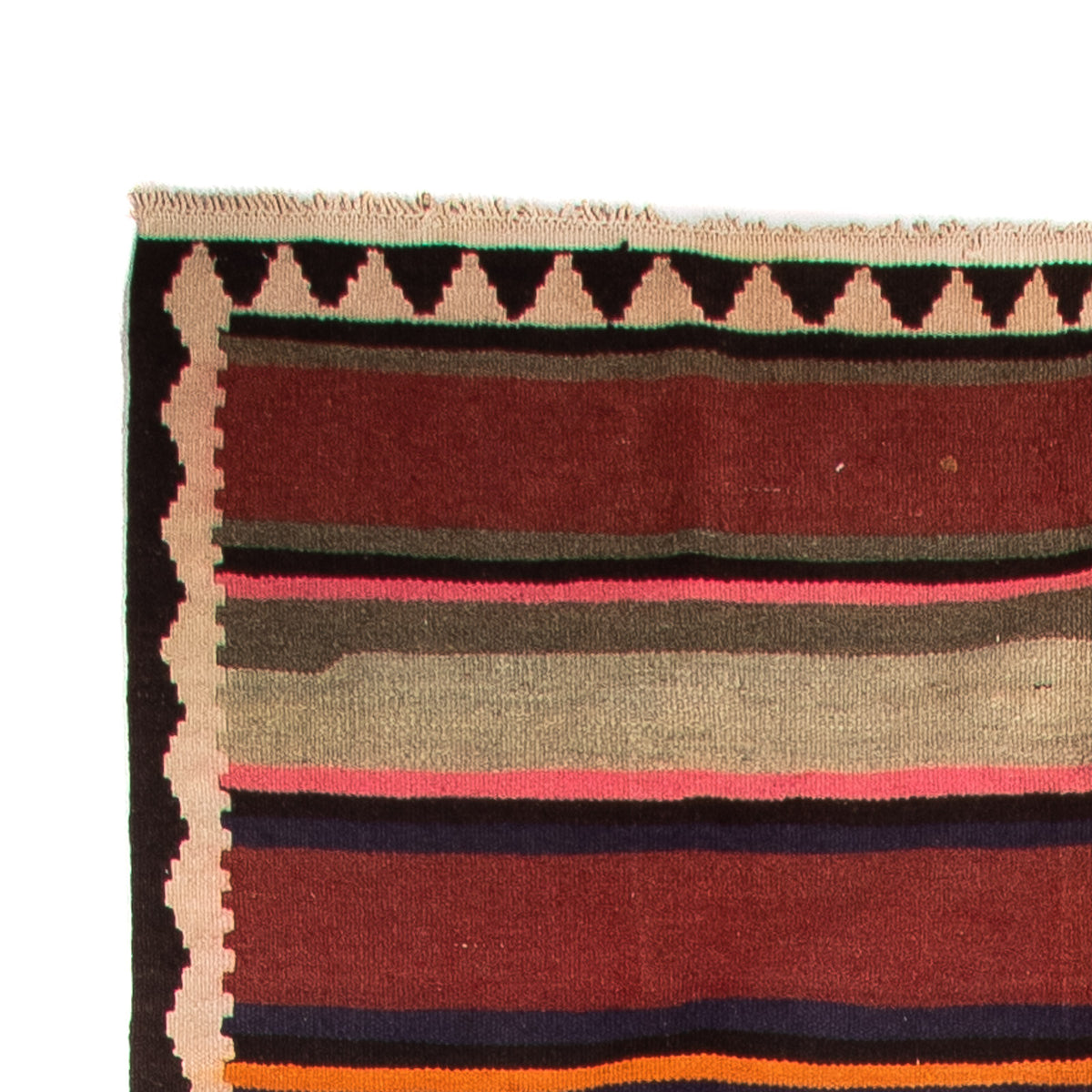 Runner Kelim-matta - gammal - 360 x 140 cm - flerfärgad