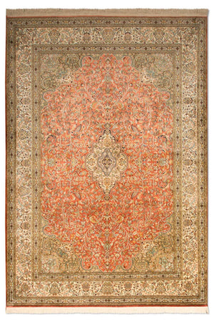 Sidenmatta - Kashmir Silk - 244 x 168 cm - orange