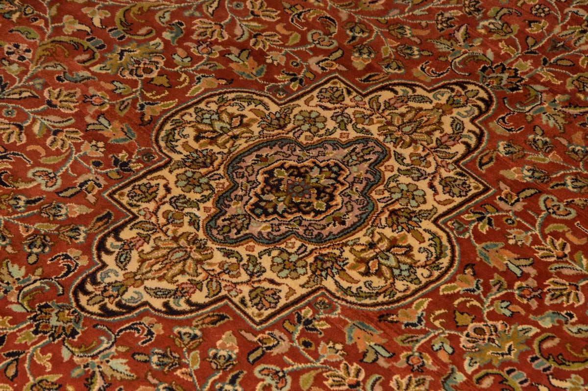 Sidenmatta - Kashmir Silk - 244 x 168 cm - orange