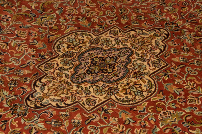 Sidenmatta - Kashmir Silk - 244 x 168 cm - orange