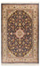 Sidenmatta - Kashmir Silk - 150 x 93 cm - mörkblå