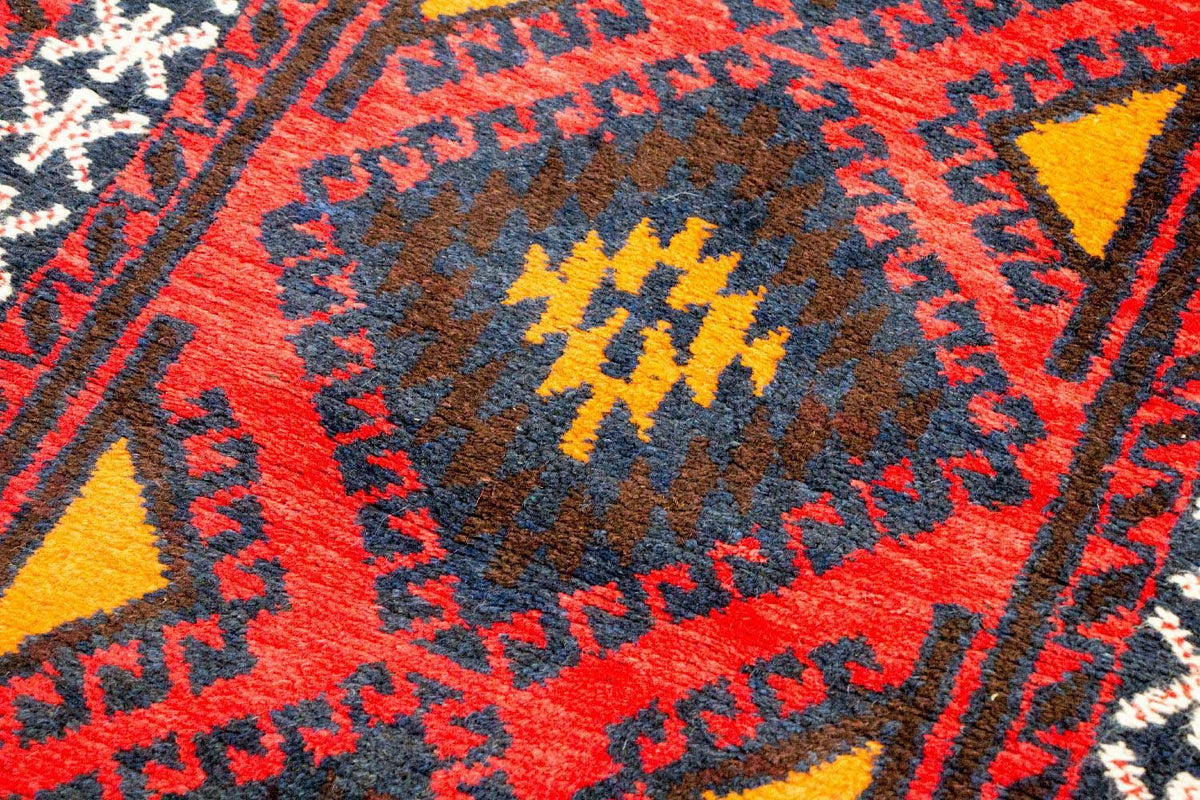 Baluch-matta - 136 x 76 cm - röd