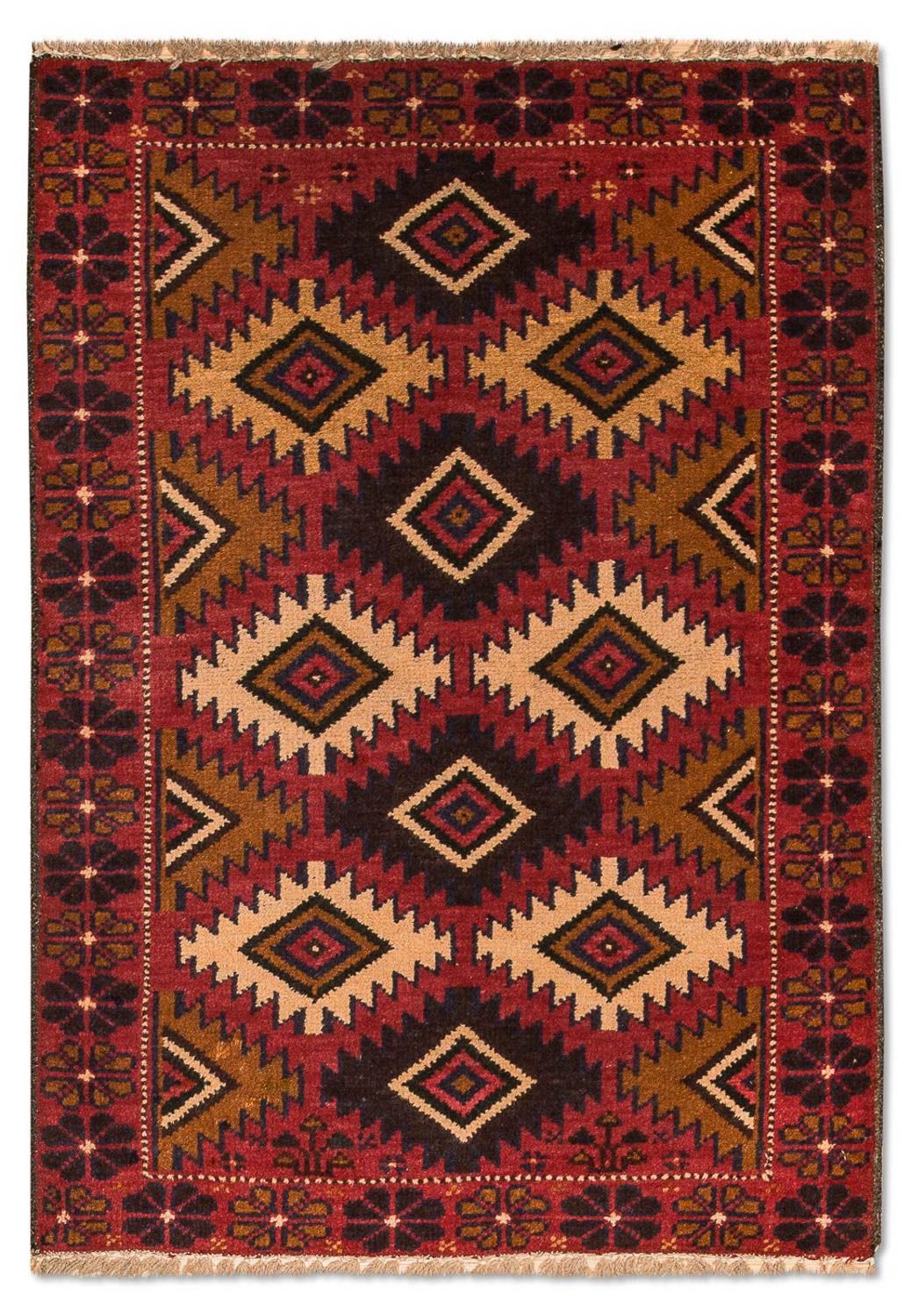 Baluch-matta - 118 x 79 cm - röd