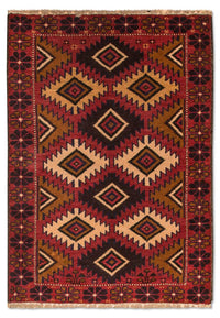 Baluch-matta - 118 x 79 cm - röd