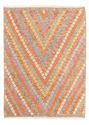 Kelim Carpet - Splash - 200 x 155 cm - flerfärgad