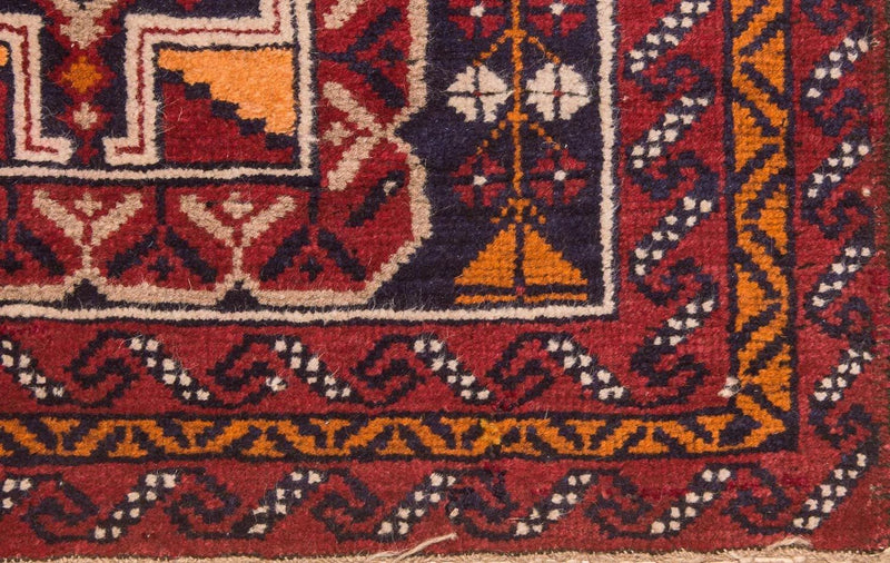 Baluch-matta - 126 x 77 cm - flerfärgad