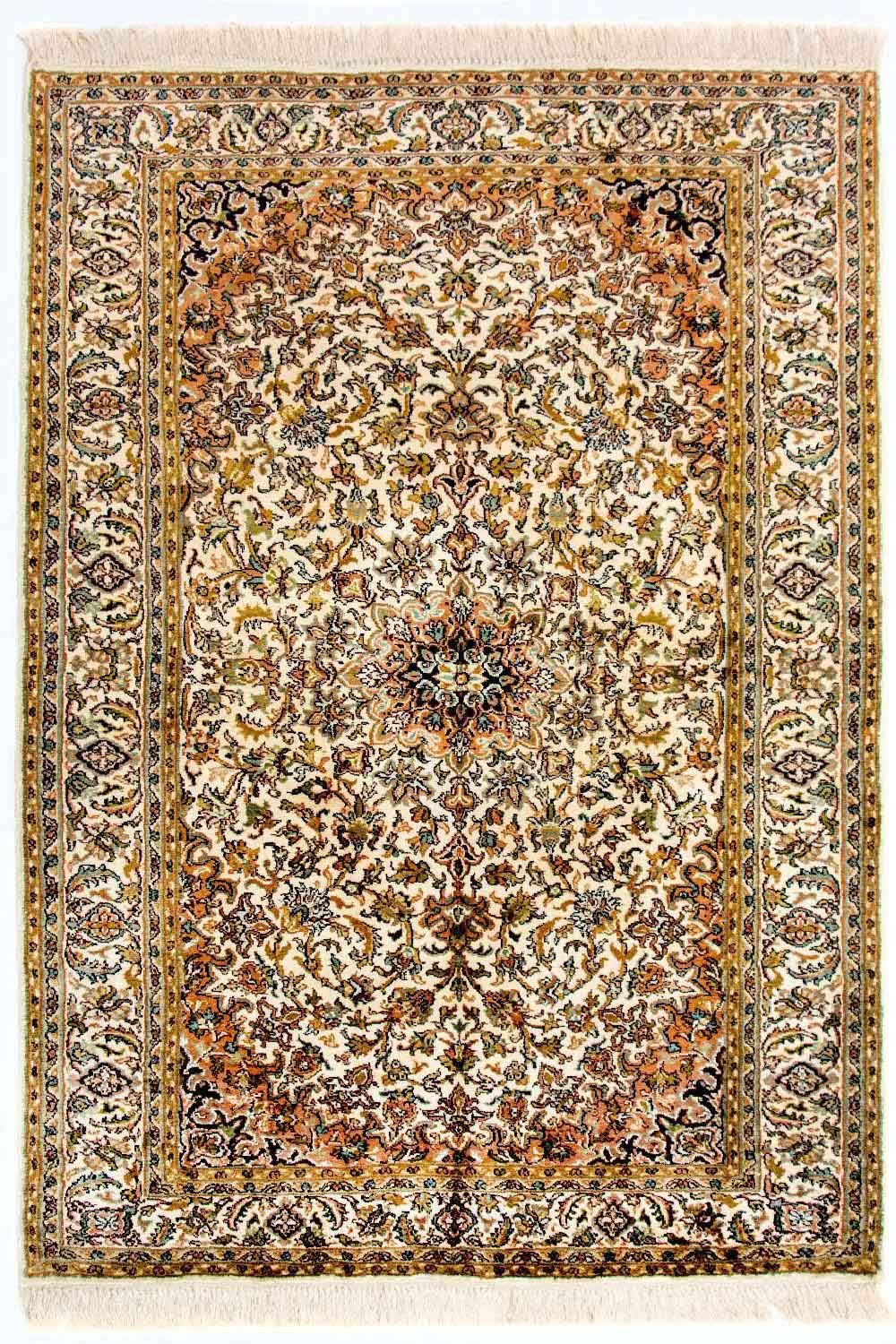Sidenmatta - Kashmir Silk - 149 x 89 cm - beige
