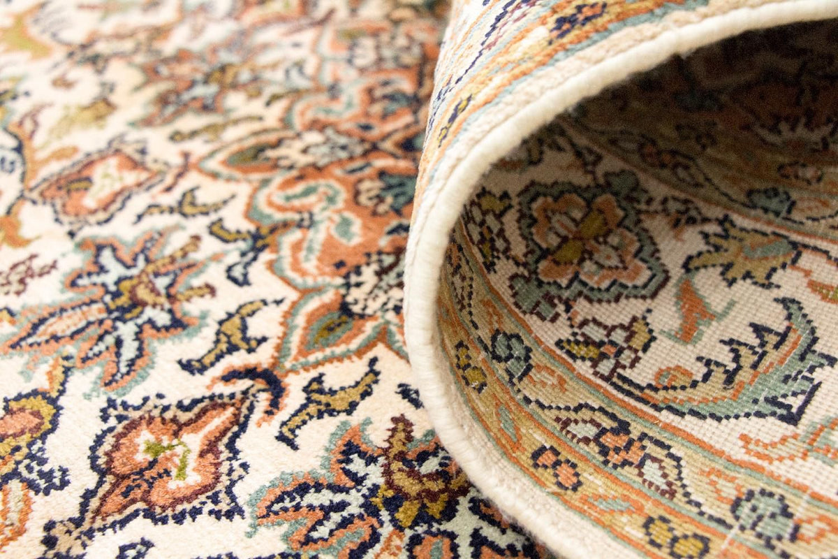 Sidenmatta - Kashmir Silk - 149 x 89 cm - beige