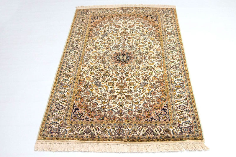 Sidenmatta - Kashmir Silk - 149 x 89 cm - beige