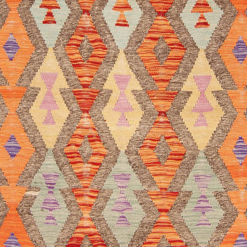 Kelim Carpet - Splash - 207 x 155 cm - flerfärgad