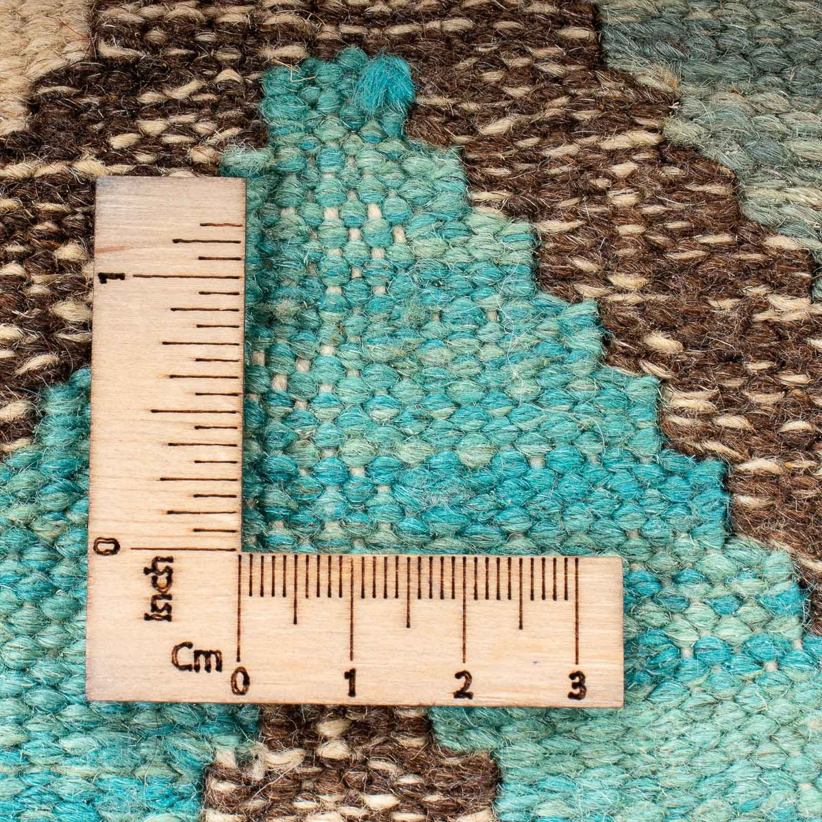 Kelim Carpet - Splash - 195 x 155 cm - flerfärgad