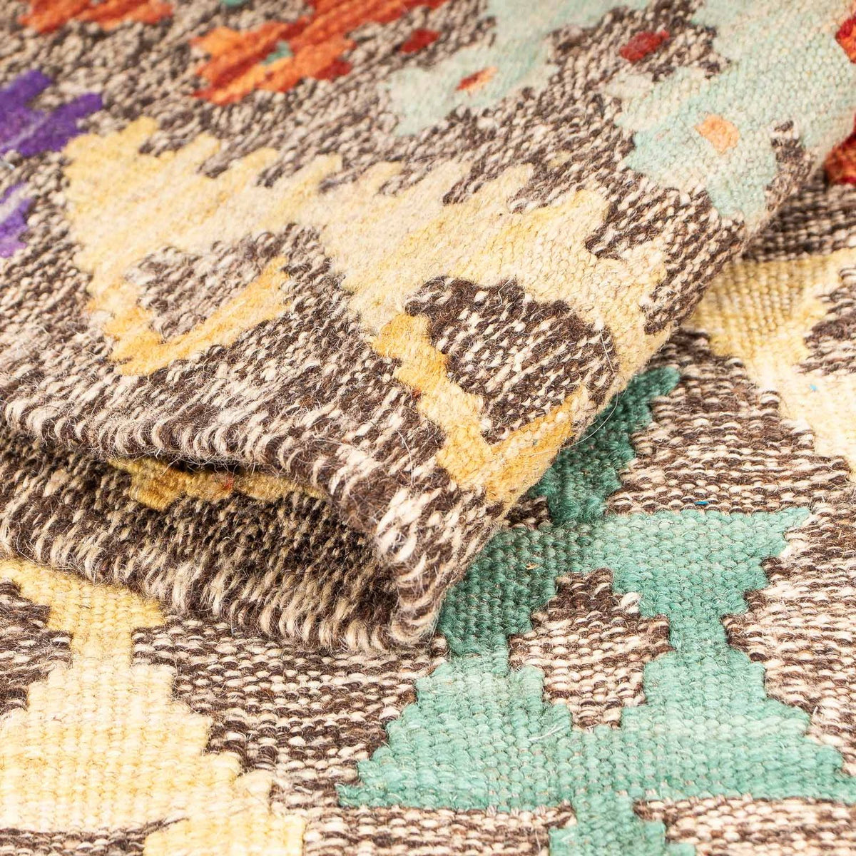 Kelim Carpet - Splash - 156 x 100 cm - flerfärgad