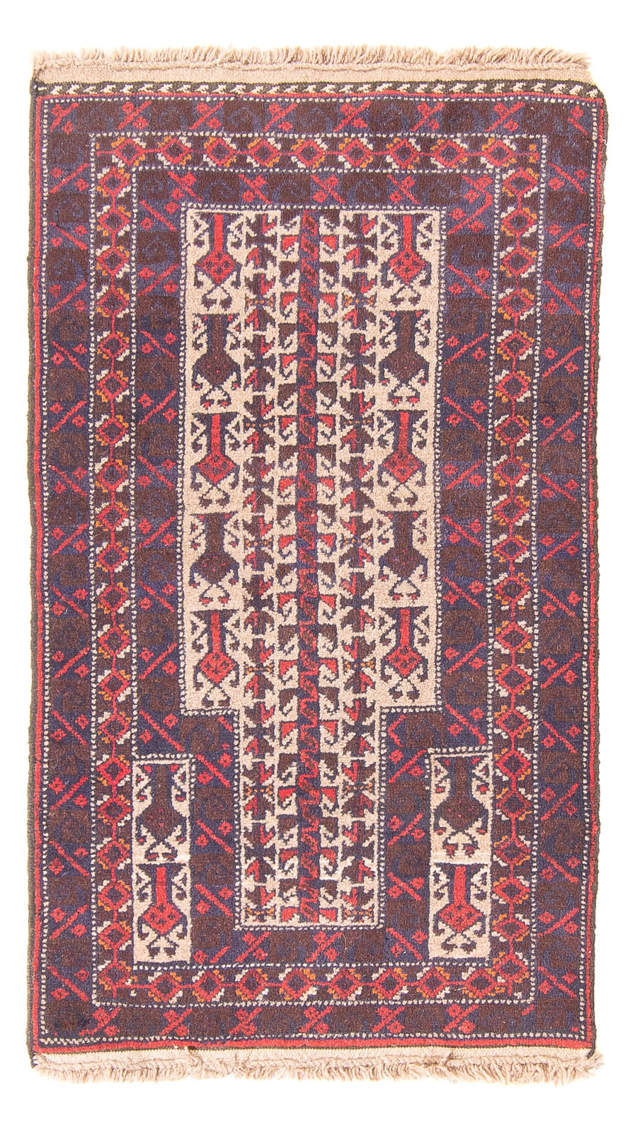 Baluch-matta - Bön matta - 113 x 62 cm - beige