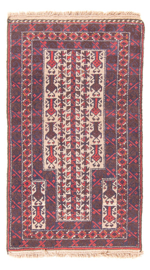 Baluch-matta - Bön matta - 113 x 62 cm - beige