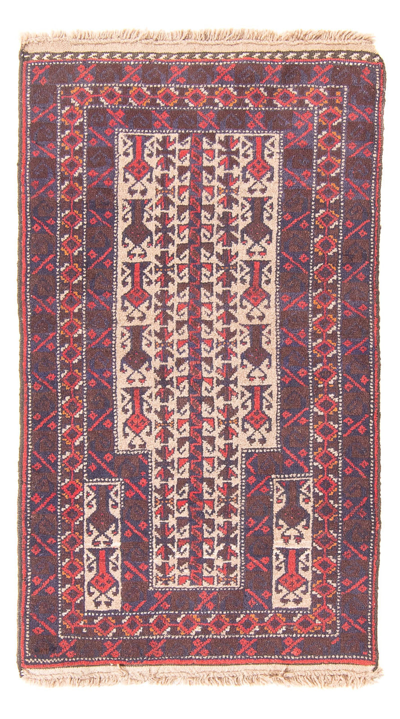 Baluch-matta - Bön matta - 113 x 62 cm - beige
