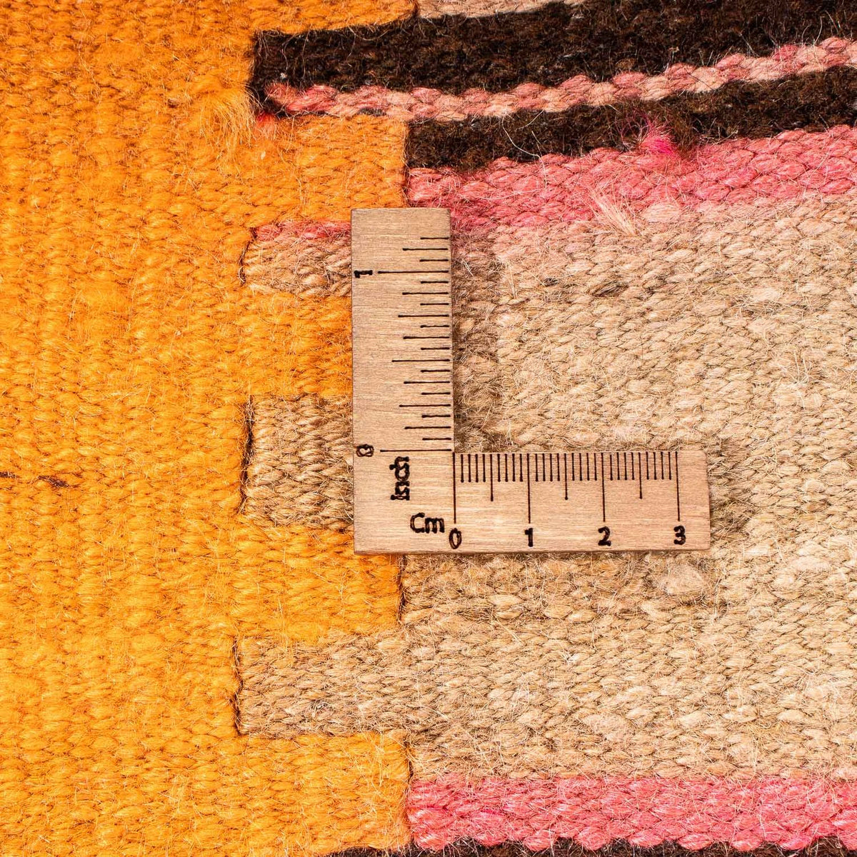 Runner Kelim-matta - gammal - 340 x 150 cm - flerfärgad