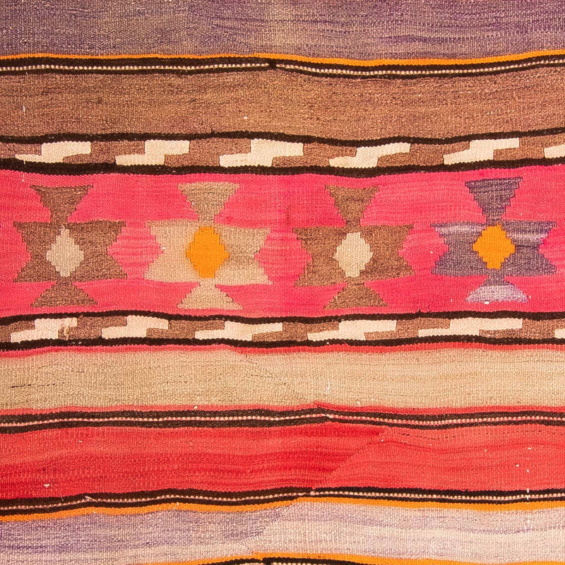 Runner Kelim-matta - gammal - 340 x 150 cm - flerfärgad