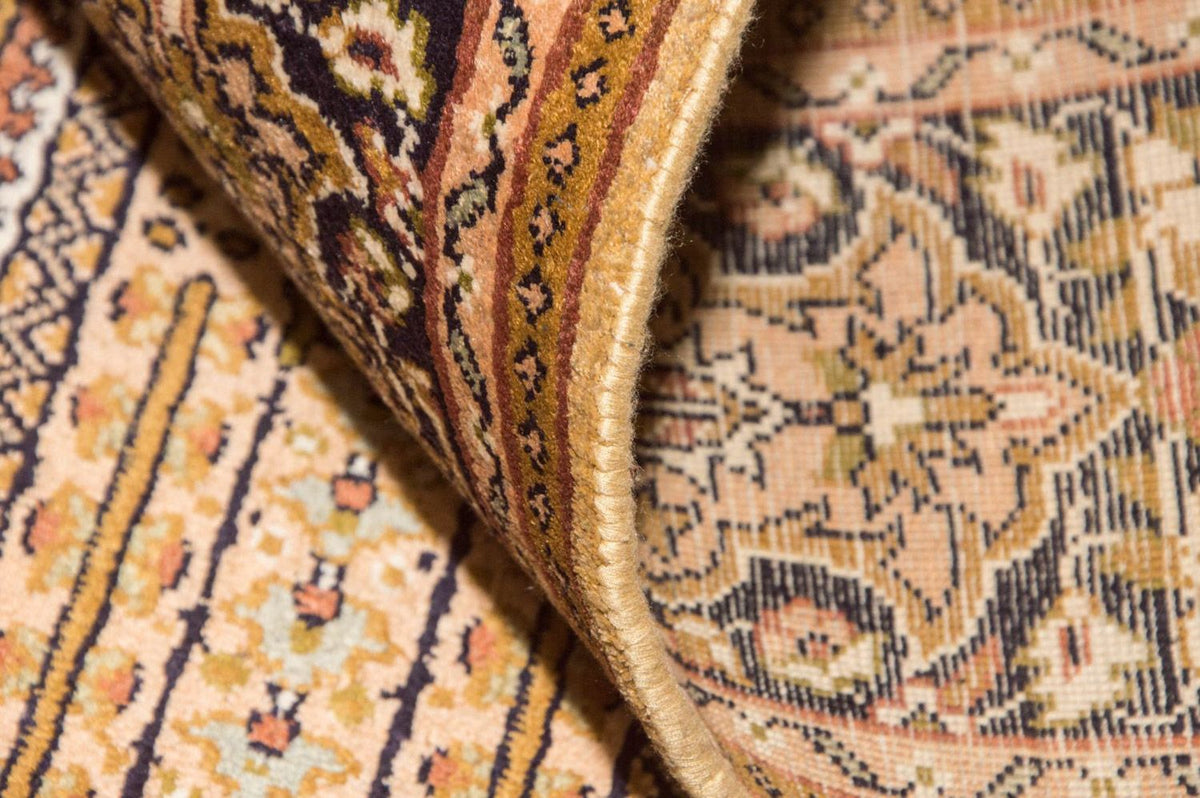 Sidenmatta - Kashmir Silk - 158 x 93 cm - brun