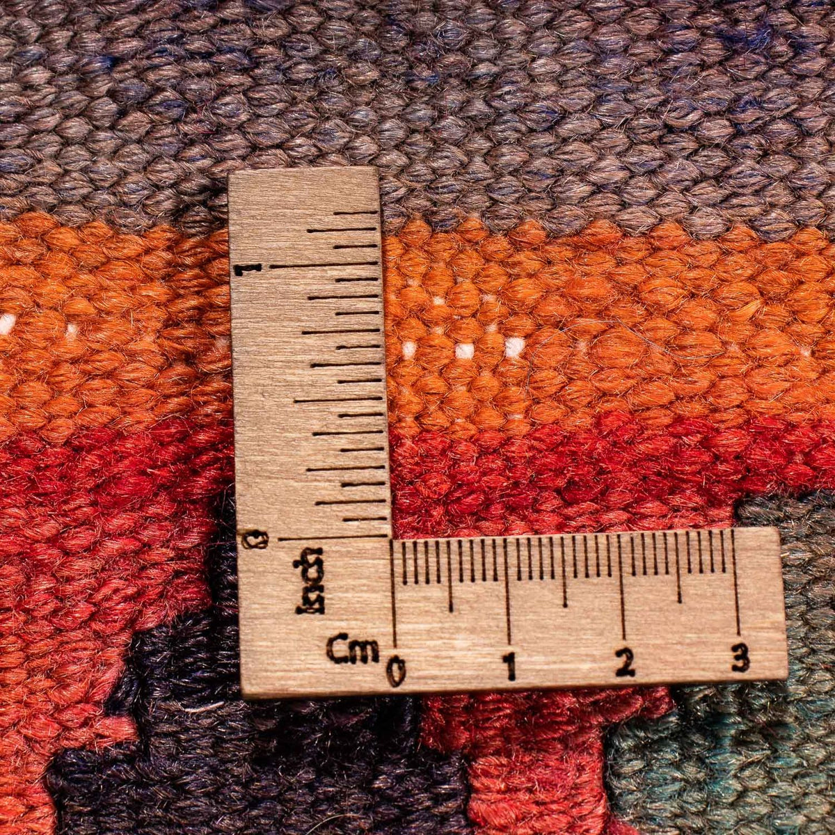 Runner Kelim-matta - gammal - 350 x 135 cm - flerfärgad