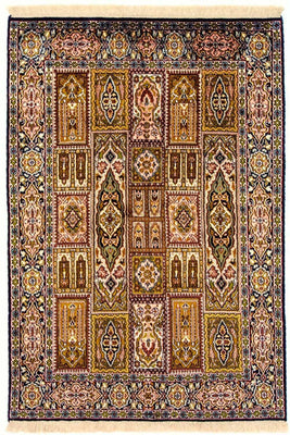 Sidenmatta - Kashmir Silk - 157 x 93 cm - flerfärgad