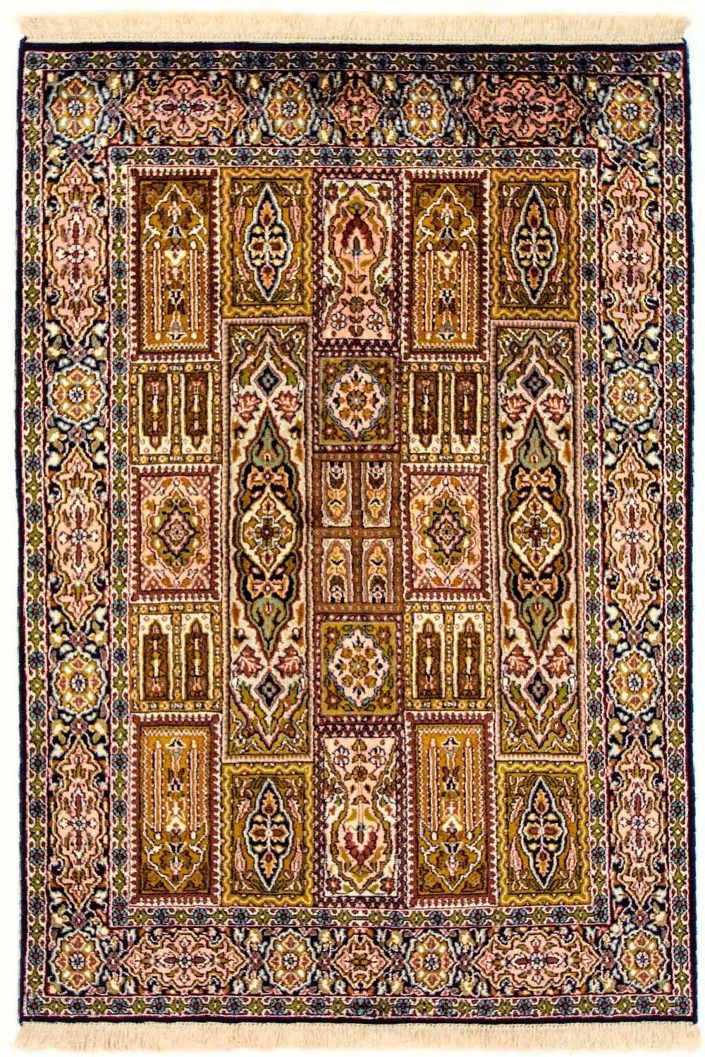 Sidenmatta - Kashmir Silk - 157 x 93 cm - flerfärgad
