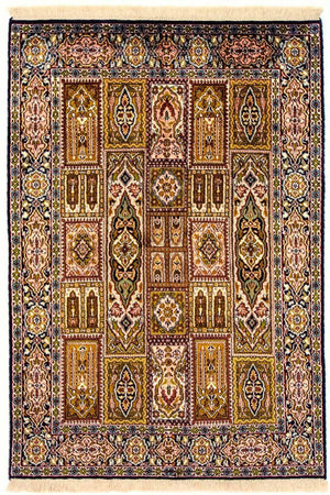 Sidenmatta - Kashmir Silk - 157 x 93 cm - flerfärgad