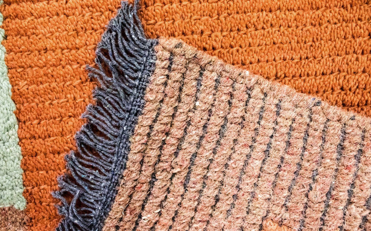 Nepal mattan - 140 x 70 cm - flerfärgad