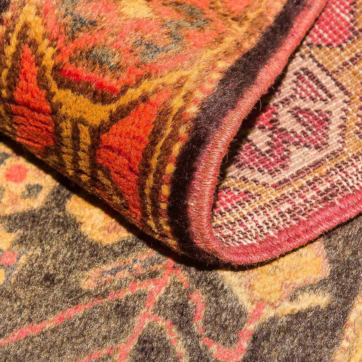 Runner Persisk matta - Nomadic - 297 x 77 cm - mörkblå