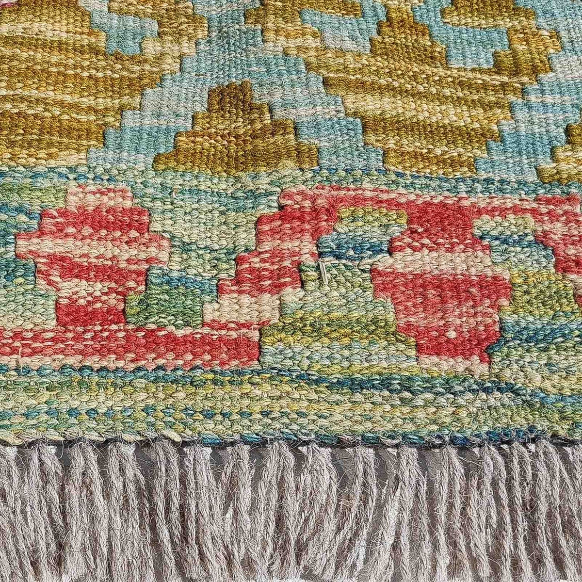 Kelim Carpet - Splash - 300 x 206 cm - flerfärgad