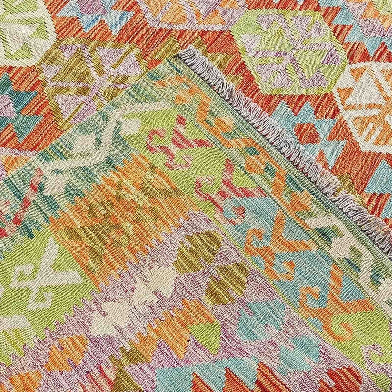 Kelim Carpet - Splash - 300 x 206 cm - flerfärgad