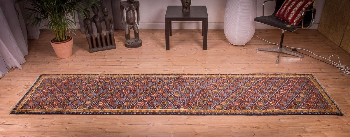 Runner Persisk matta - Nomadic - 312 x 78 cm - flerfärgad