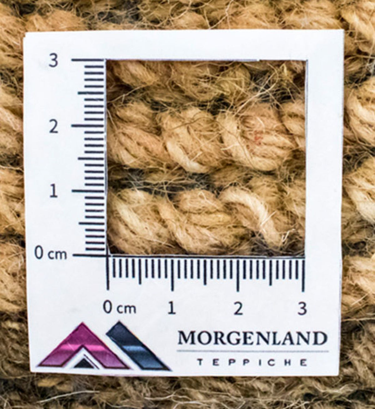 Nepal mattan - 140 x 70 cm - brun