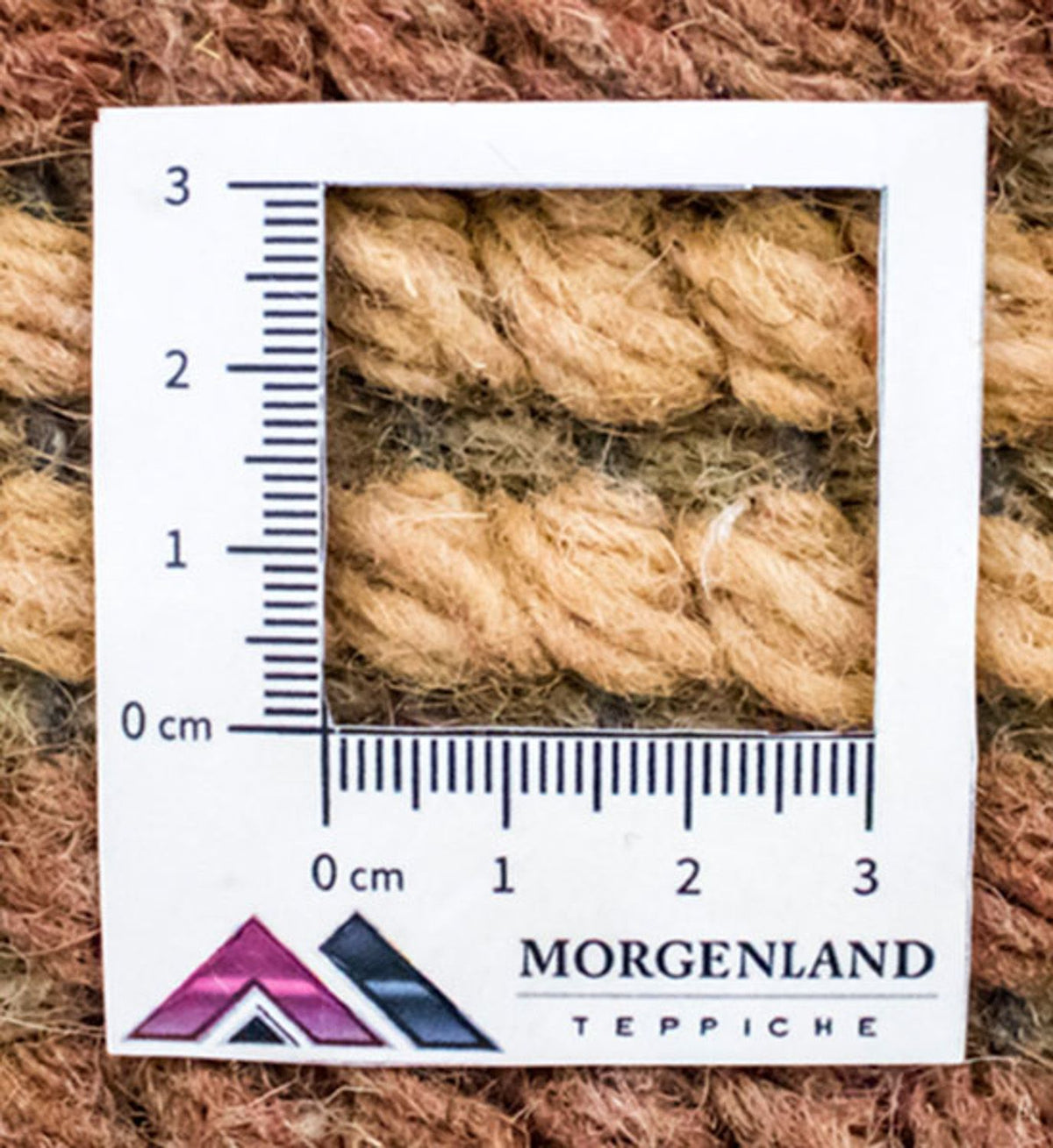 Nepal mattan - 140 x 70 cm - brun