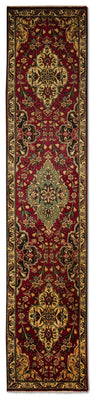 Runner Persisk matta - Tabriz - 385 x 73 cm - röd