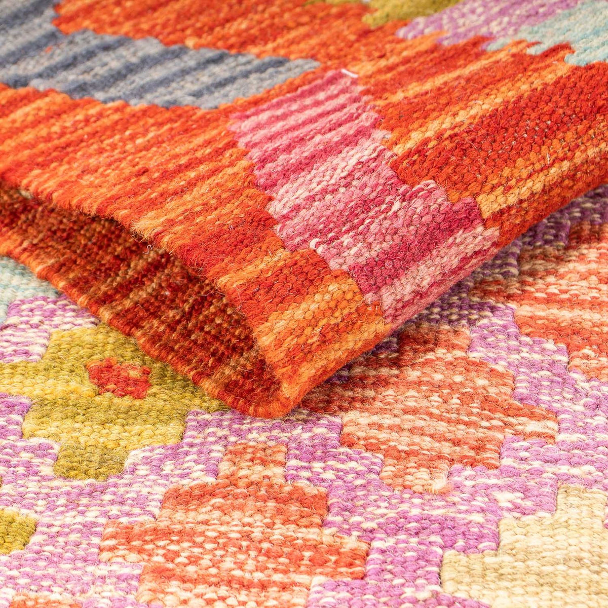 Kelim Carpet - Splash - 147 x 101 cm - flerfärgad