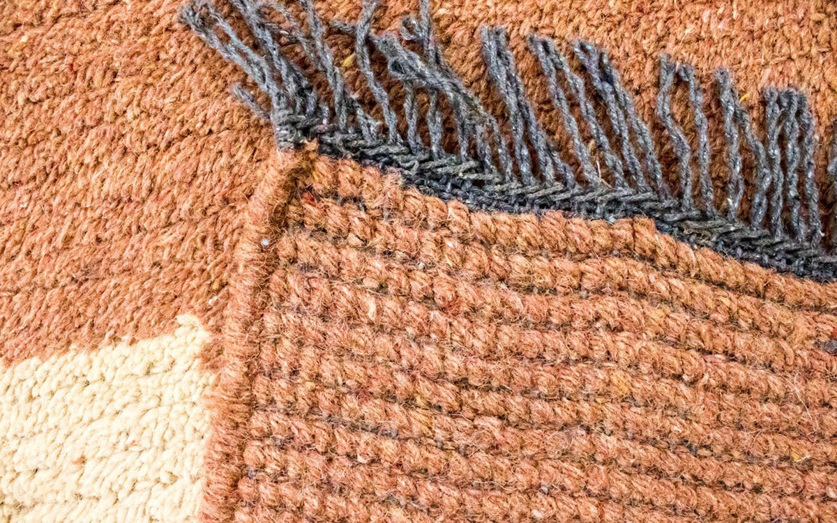 Nepal mattan - 140 x 70 cm - brun