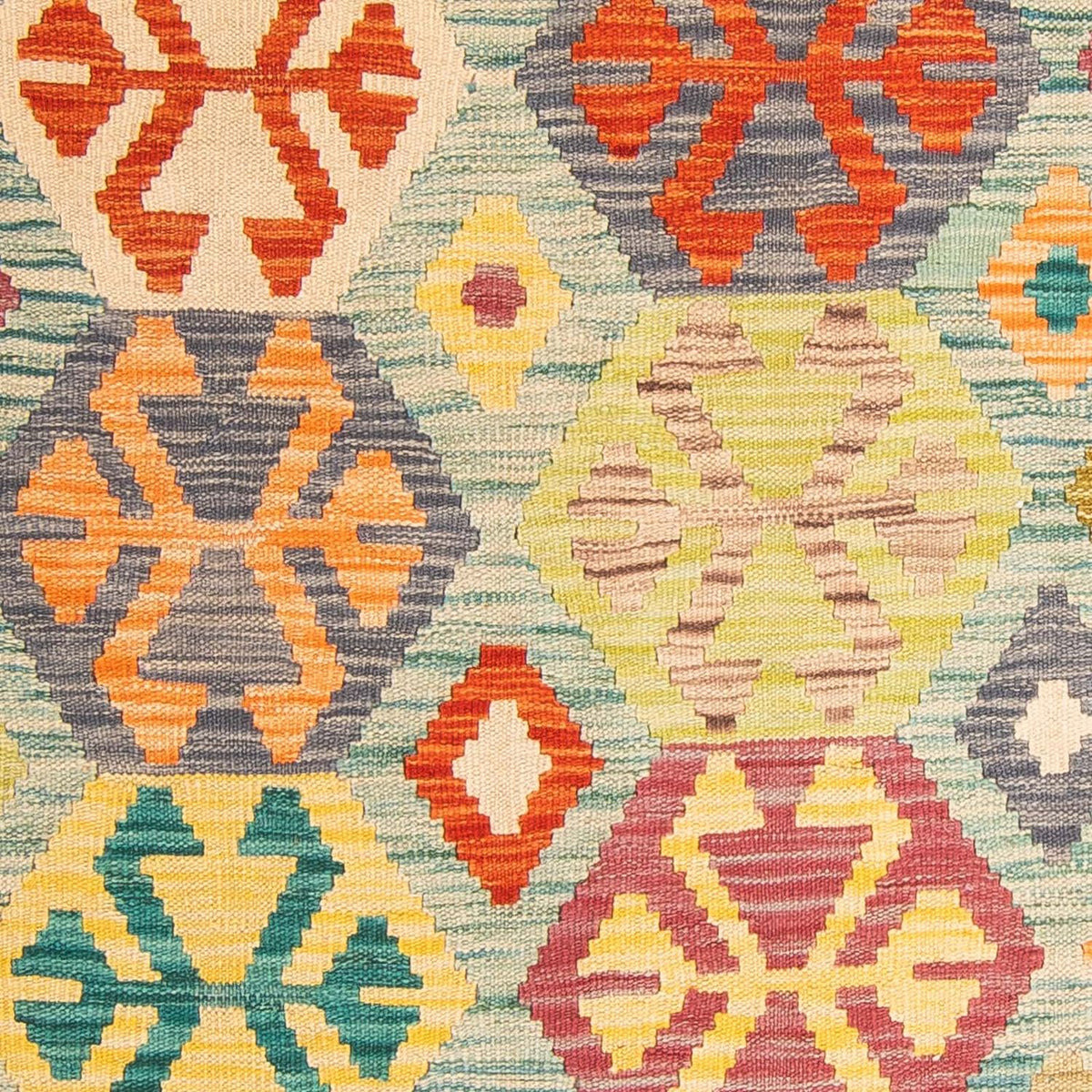 Kelim Carpet - Splash - 154 x 102 cm - flerfärgad