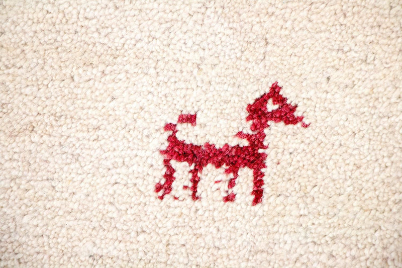 Gabbeh-matta - Indus - 240 x 170 cm - beige