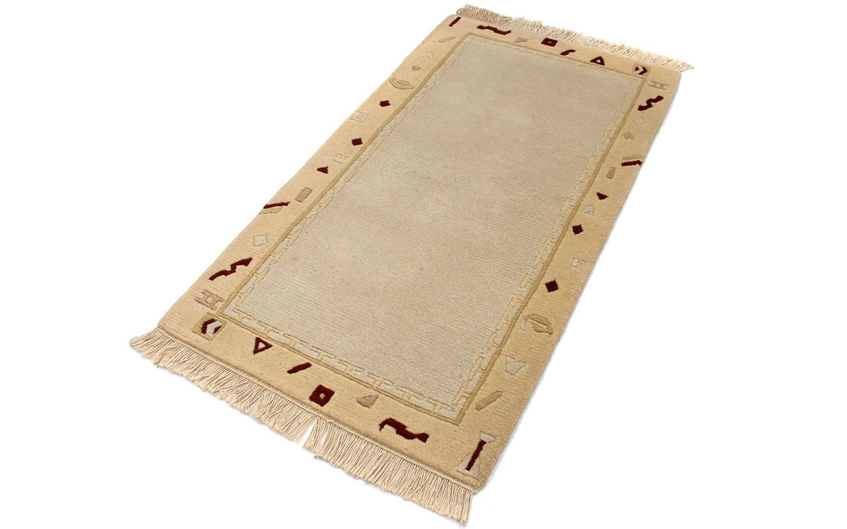 Nepal mattan - 140 x 70 cm - beige