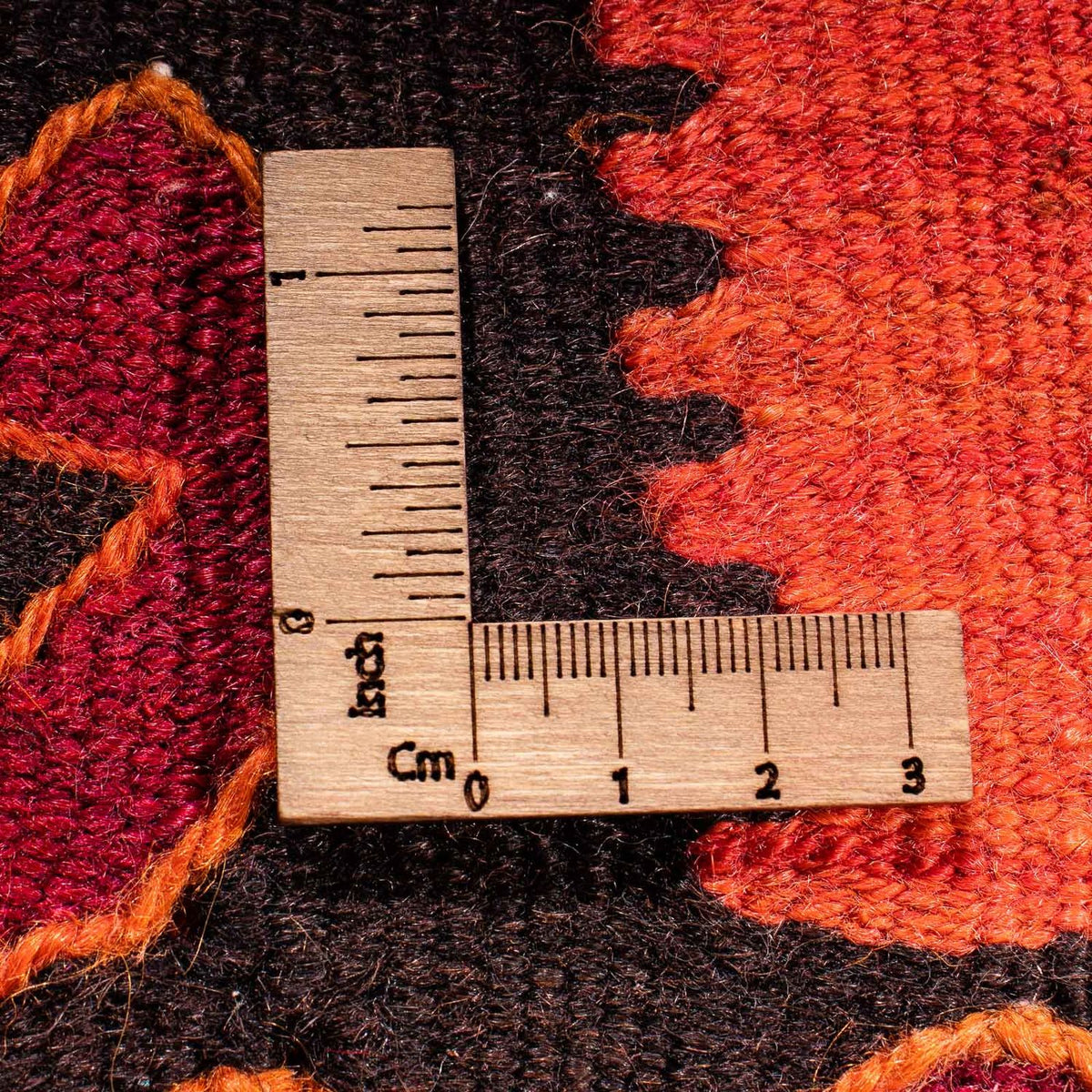 Runner Kelim-matta - gammal - 380 x 180 cm - flerfärgad