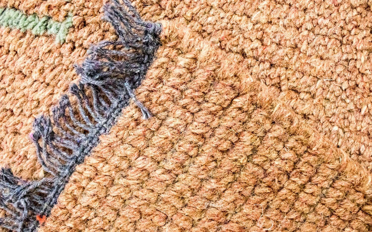 Nepal mattan - 140 x 70 cm - brun