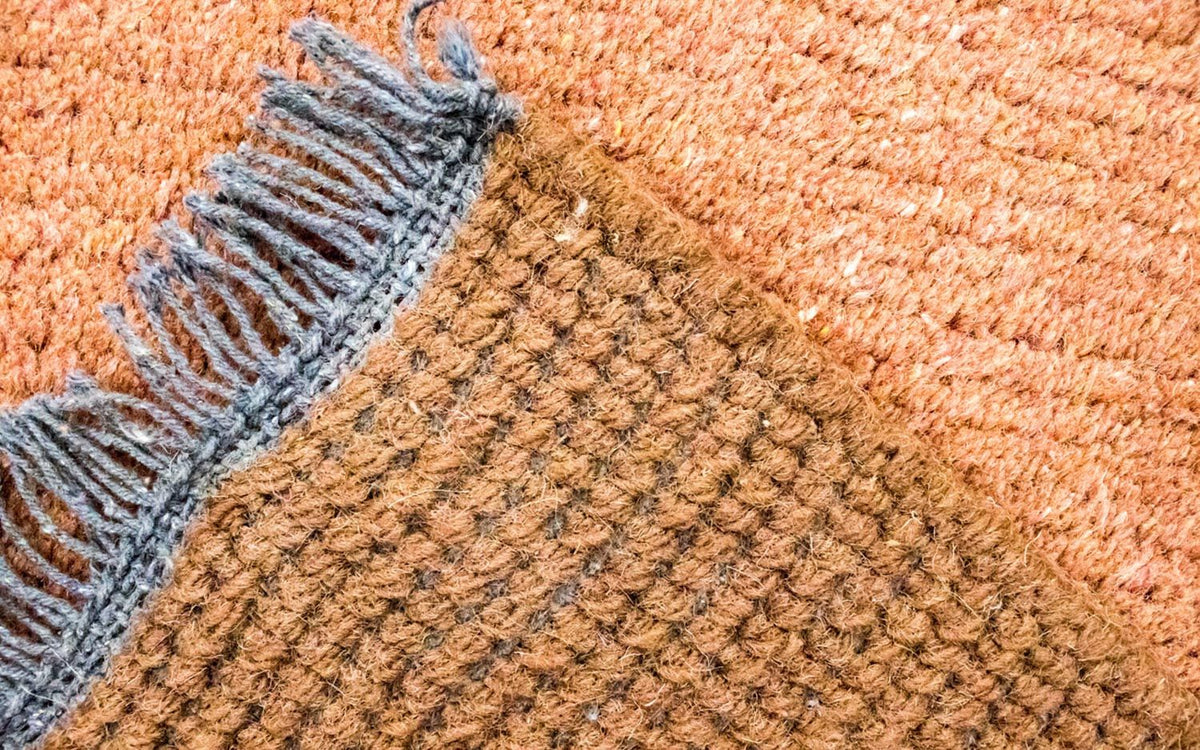 Nepal mattan - 140 x 70 cm - brun