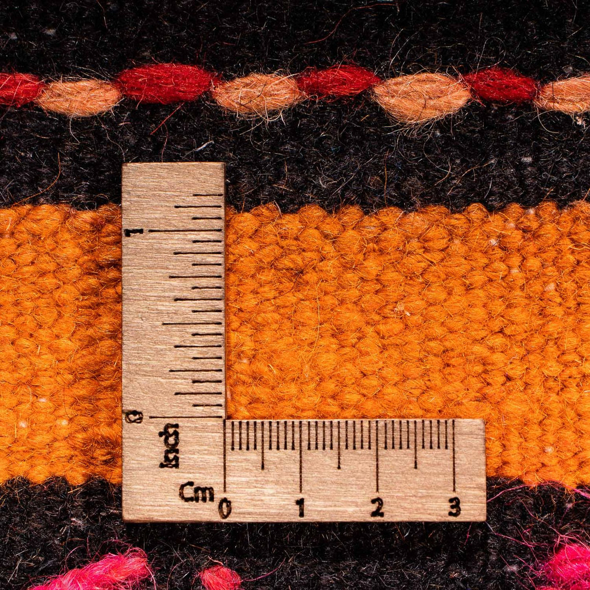 Kelim-matta - gammal - 220 x 150 cm - flerfärgad