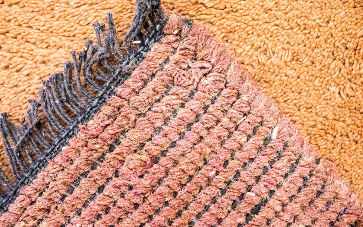 Nepal mattan - 140 x 70 cm - orange