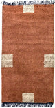 Nepal mattan - 140 x 70 cm - brun