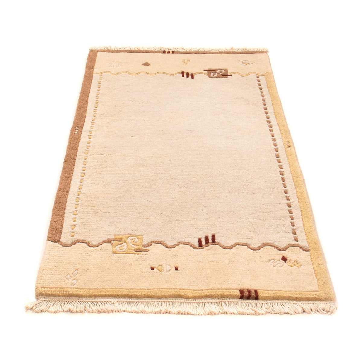 Nepal mattan - 140 x 70 cm - beige