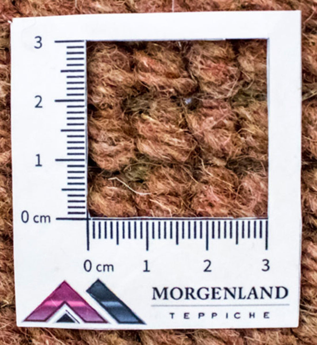 Nepal mattan - 140 x 70 cm - brun