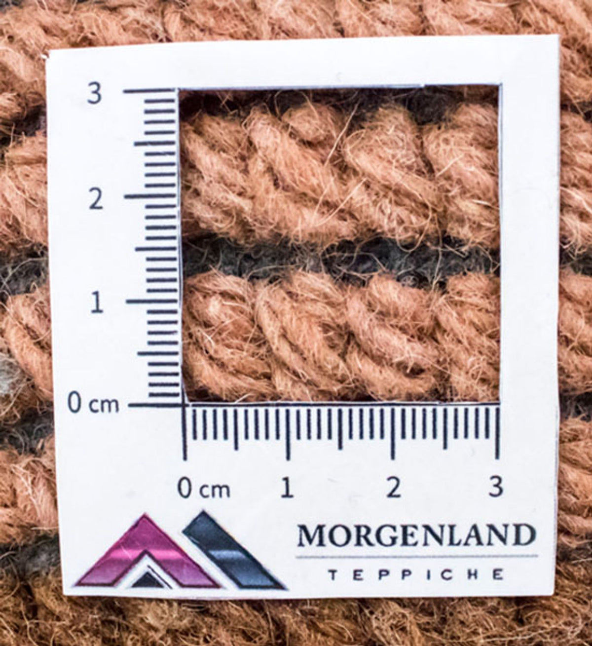 Nepal mattan - 140 x 70 cm - brun