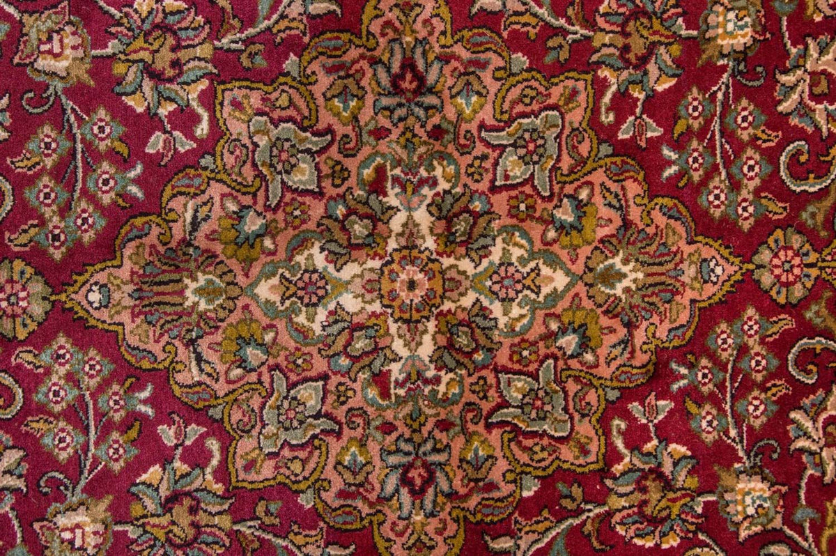 Sidenmatta - Kashmir Silk - 218 x 157 cm - röd